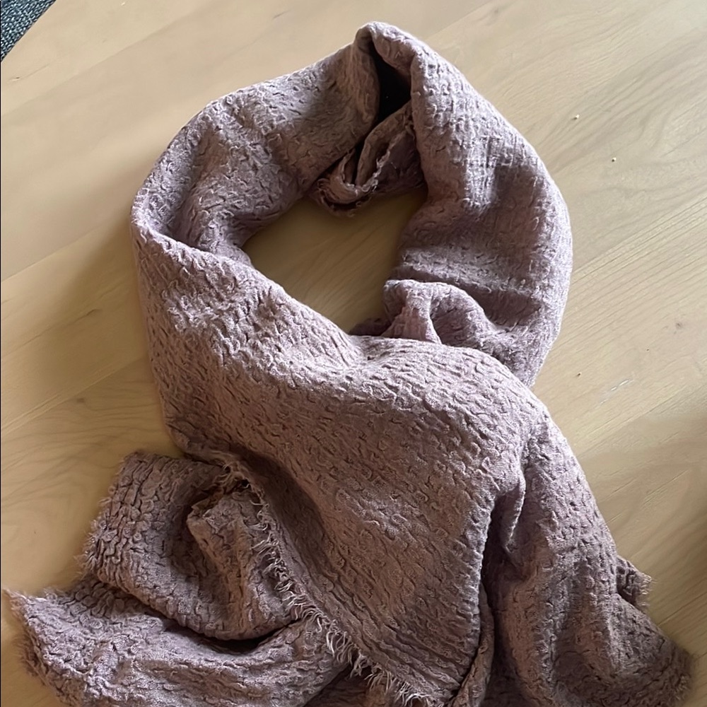 Pink Plush Scarf Wrap Accessory